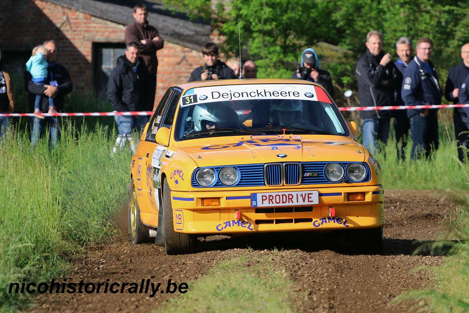 Vincent Verschueren en Robin Maes in de BMW M3: