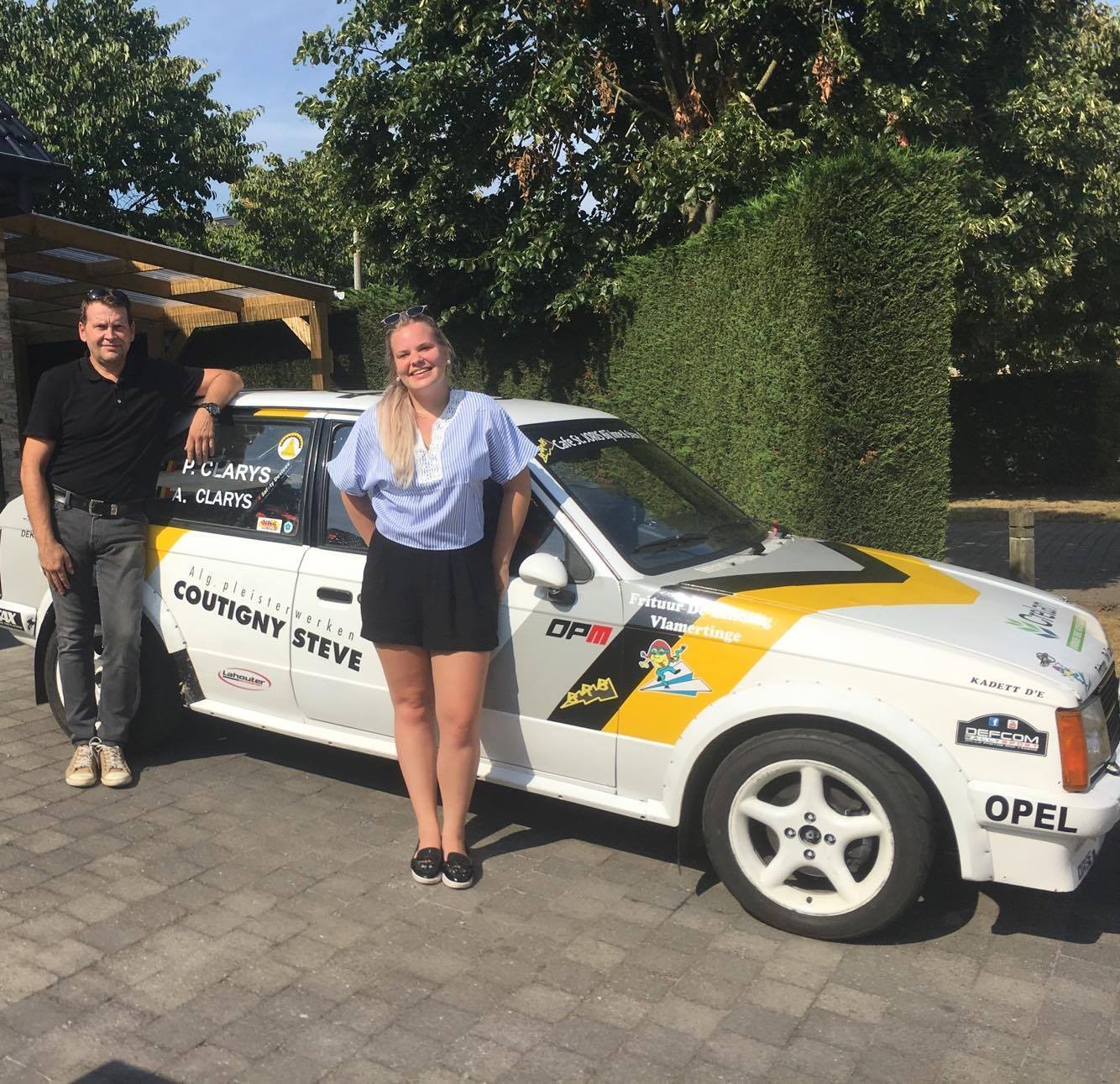 Pascal Clarys met dochter in de TBR Rallysprint:een droom die uitkomt!