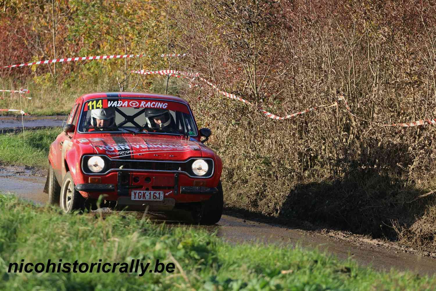Wedstrijdverslag Koen Verhaeghe en Jochen Vandersarren in de  Rally van Zuid-Limburg.