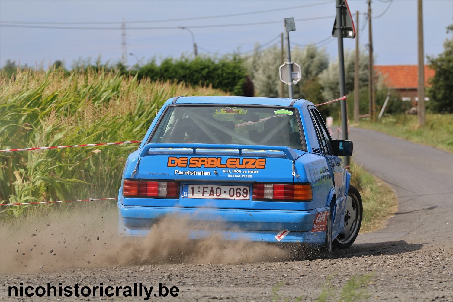 Patrick Vermeersch heeft zich super geamuseerd met Jacques Boury in de Rally van Staden.