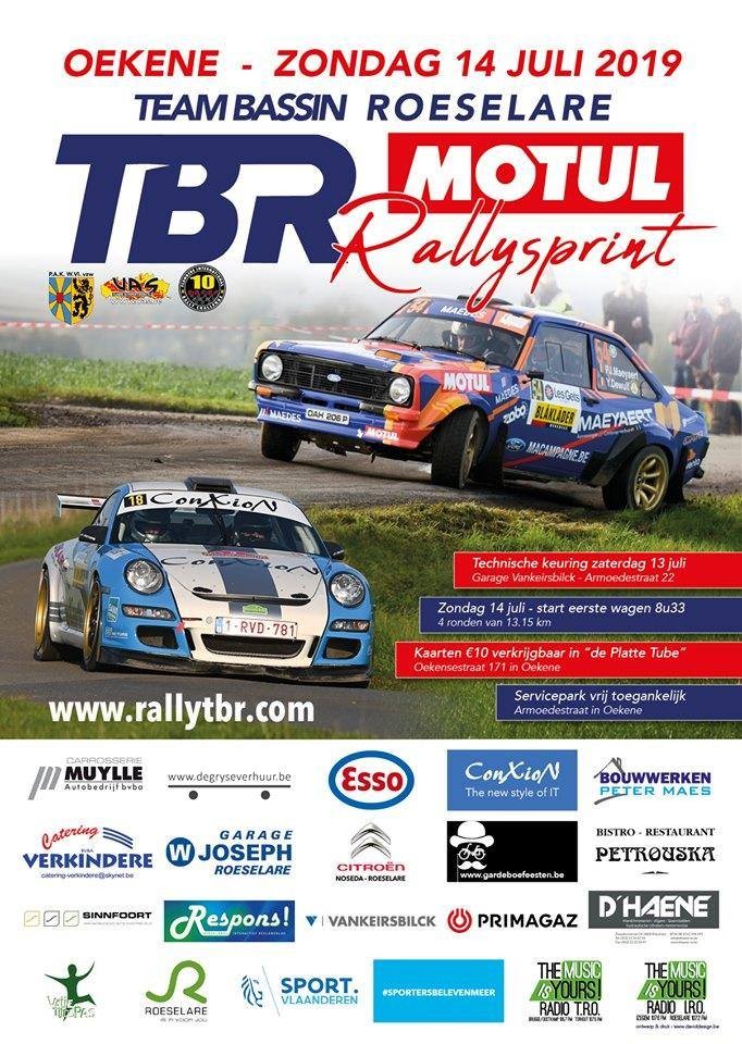 Voorbeschouwing TBR Rallysprint: Een open strijd voor de overige podiumplaatsen !