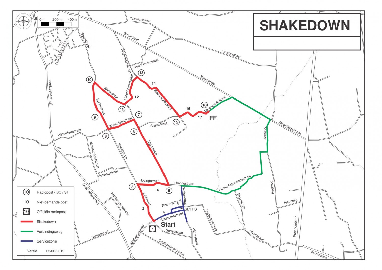 Een shakedown in Slypskapelle voor de 60ste ConXioN Omloop van Vlaanderen !