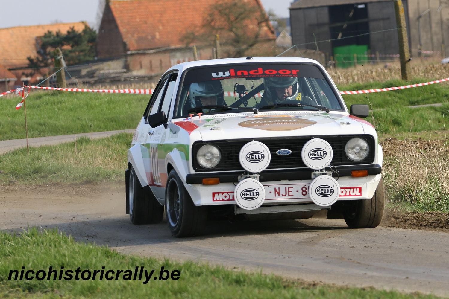 Wedstrijdverslag Ward Vergote in de Rallysprint van Moorslede.