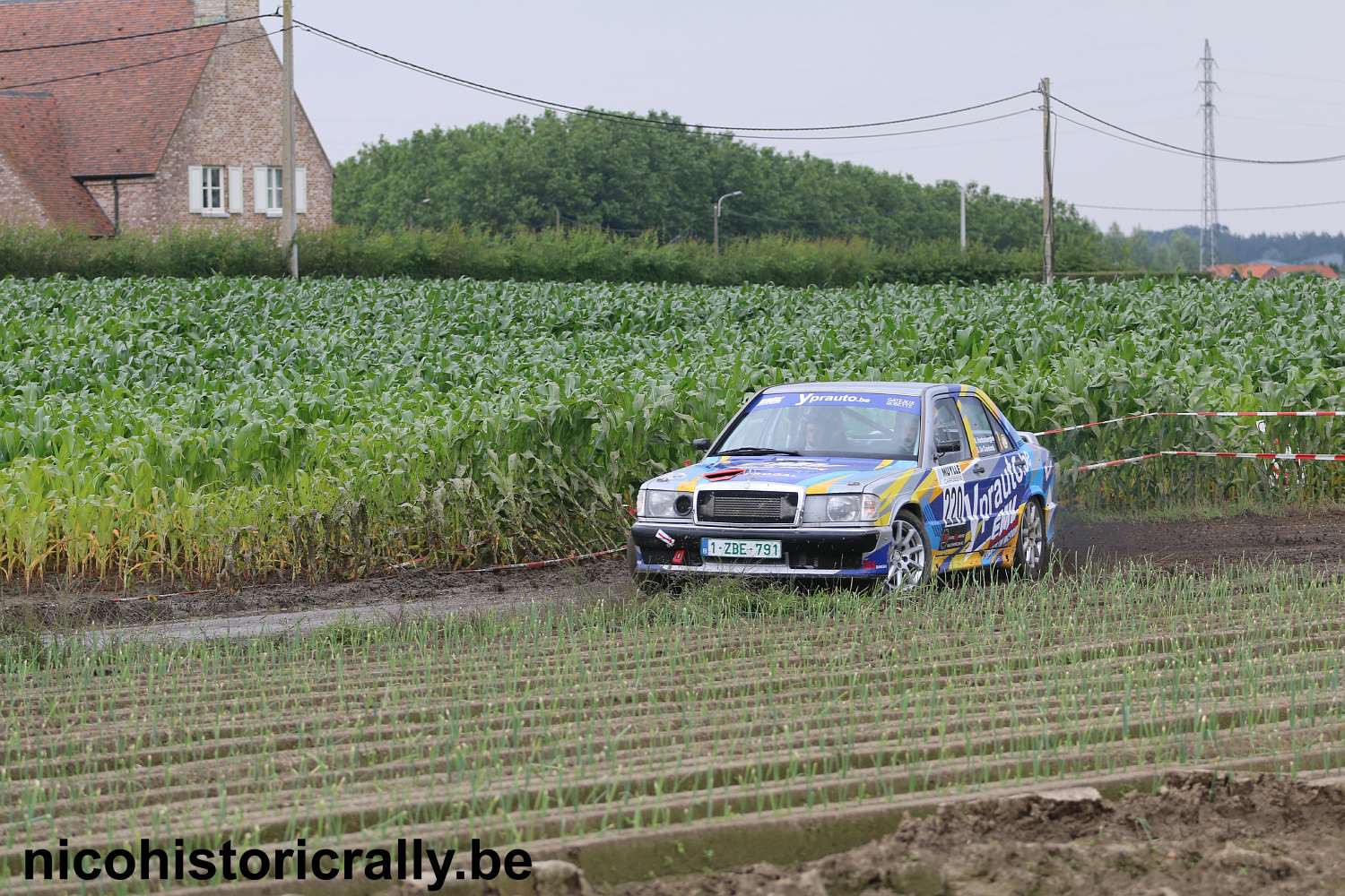 Wedstrijdverslag Mathieu Vandoolaeghe in de TBR Rallysprint: We zijn heel content met dit resultaat !