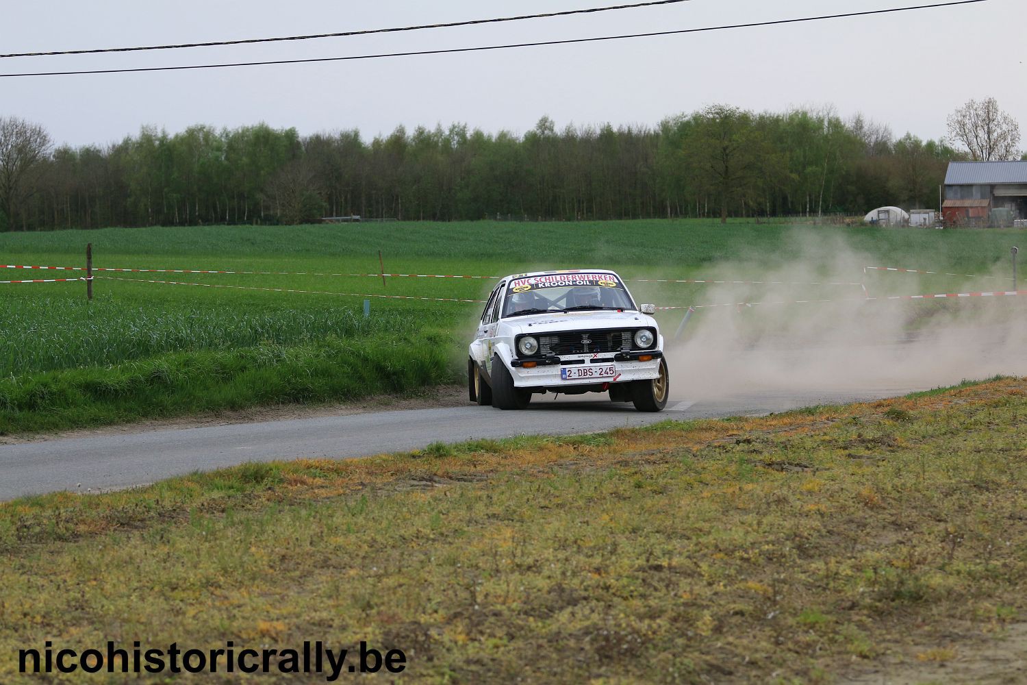 Wedstrijdverslag Hans Vancampenhoudt in de TAC Rally: Blij dat we konden finishen !