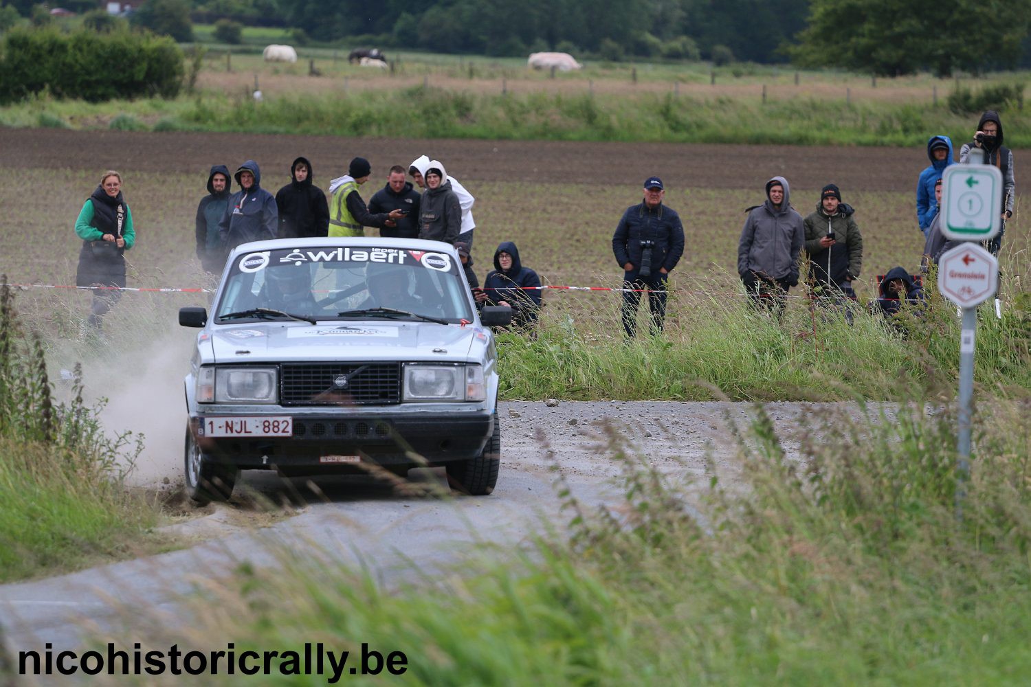 Wedstrijdverslag Bram Fonteyne in de Rally van Wervik: Een mooie 2de plaats weg door onze lekke band !