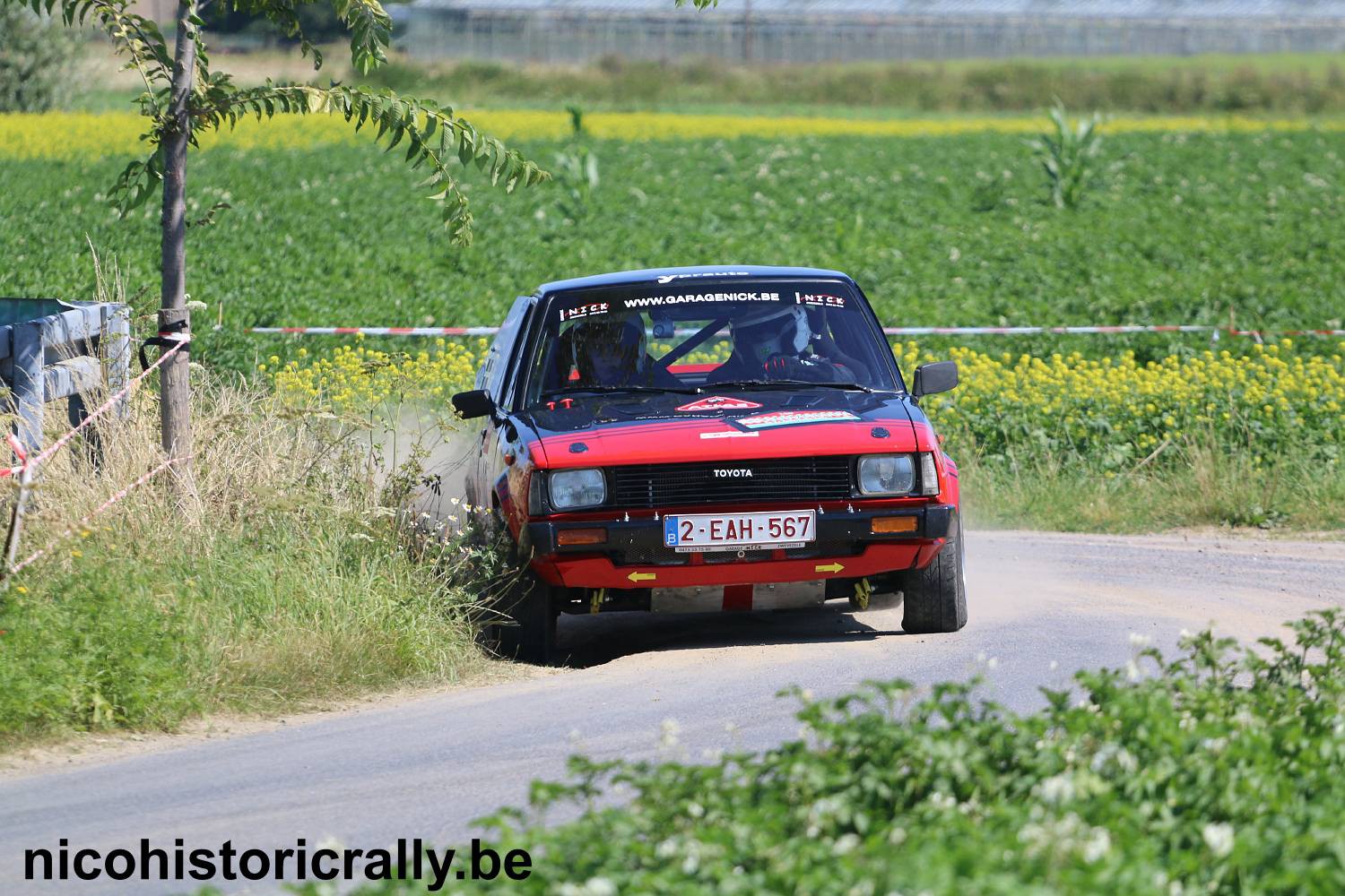 Wedstrijdverslag Nick Vannieuwenhuyse in de Rally van Staden: Zeer tevreden over onze wedstrijd !