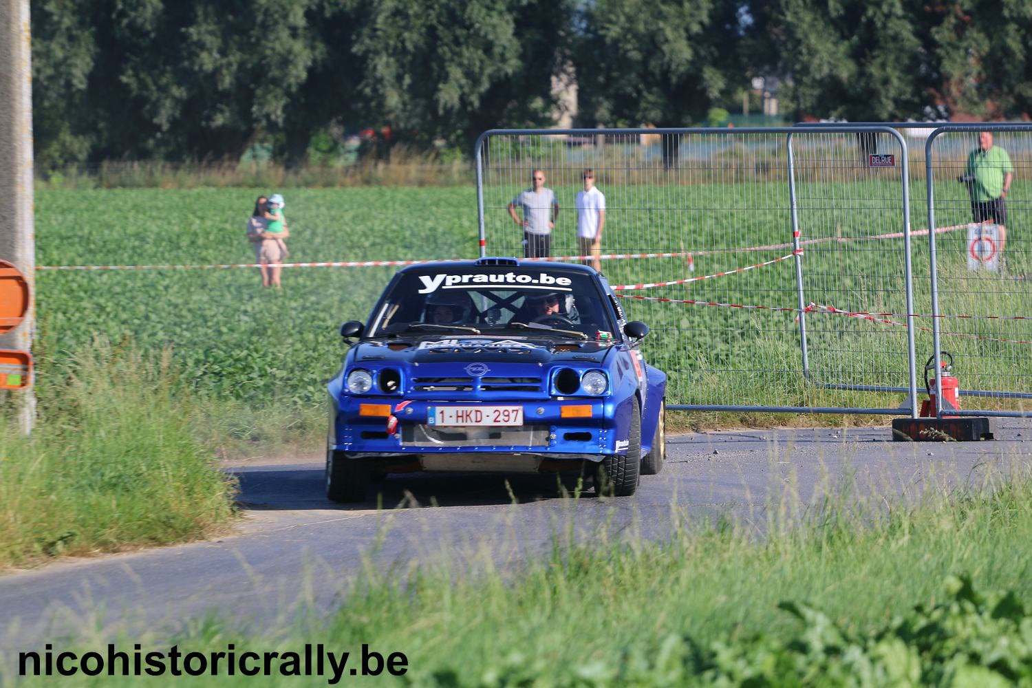 Wedstrijdverslag Mike Callens in de Rally van Staden: een geslaagde hete wedstrijd !