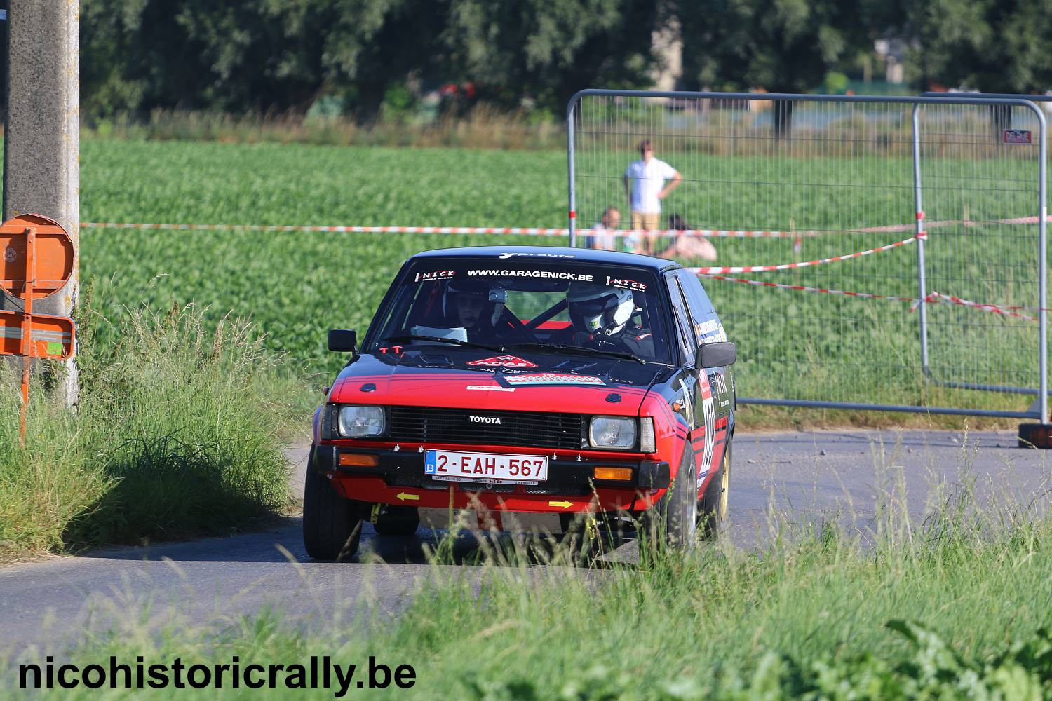 Wedstrijdverslag Nick Vannieuwenhuyse in de Rally van Staden: Zeer tevreden over onze wedstrijd !