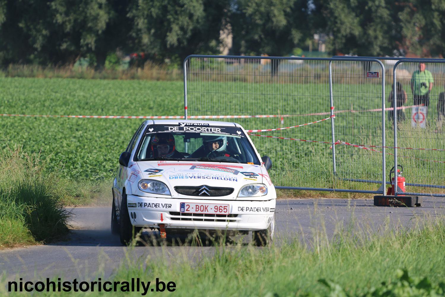 Wedstrijdverslag Simon en Lucas Rubrecht in de Rally van Staden: We zijn zeer tevreden met ons mooi resultaat !