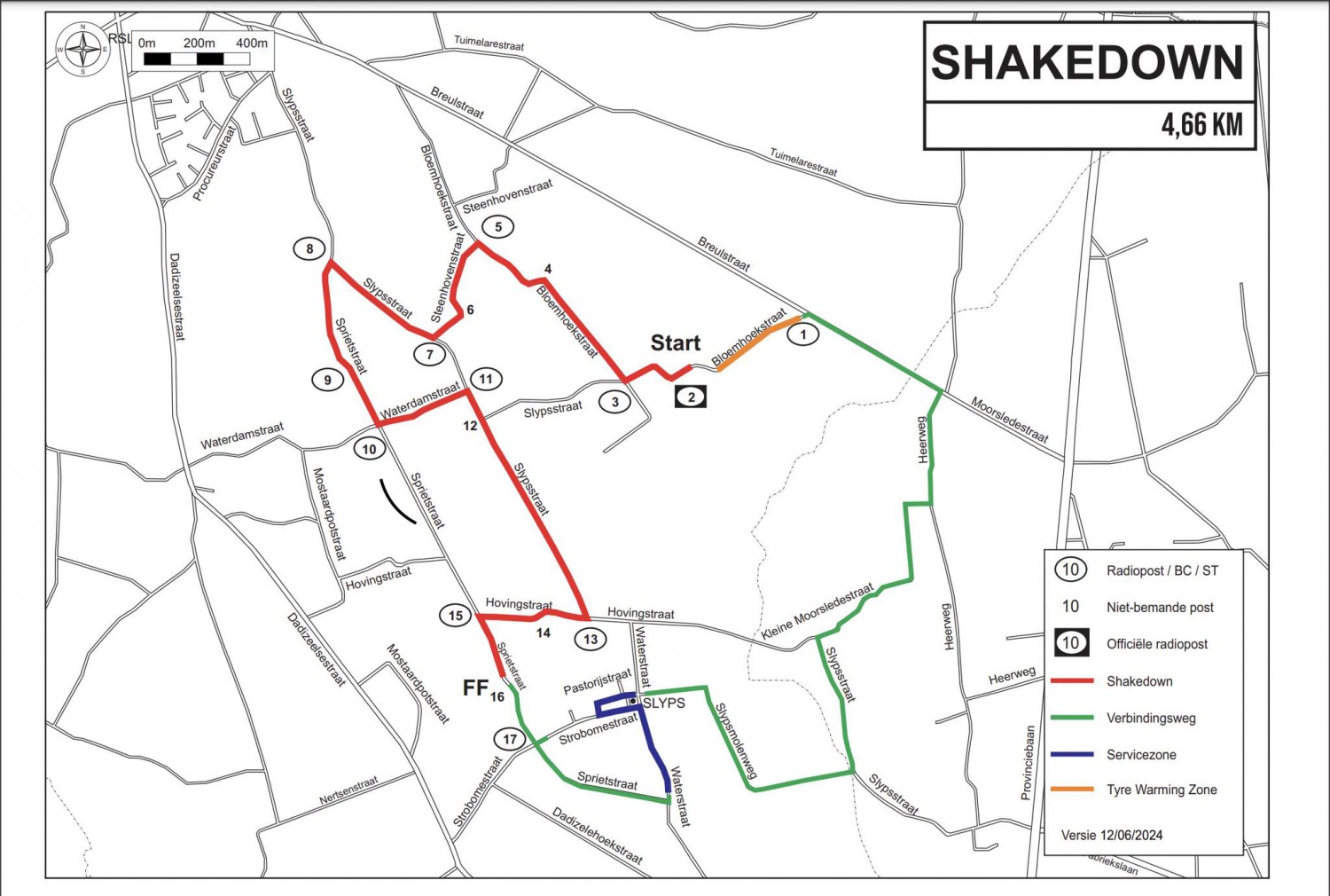 Shakedown A&D Omloop van Vlaanderen in Slypskapelle !