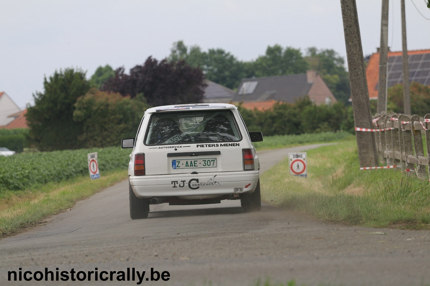 Wedstrijdverslag Sebastiaan Pieters in de Rally van Wervik: Een leerzame en uitdagende wedstrijd !