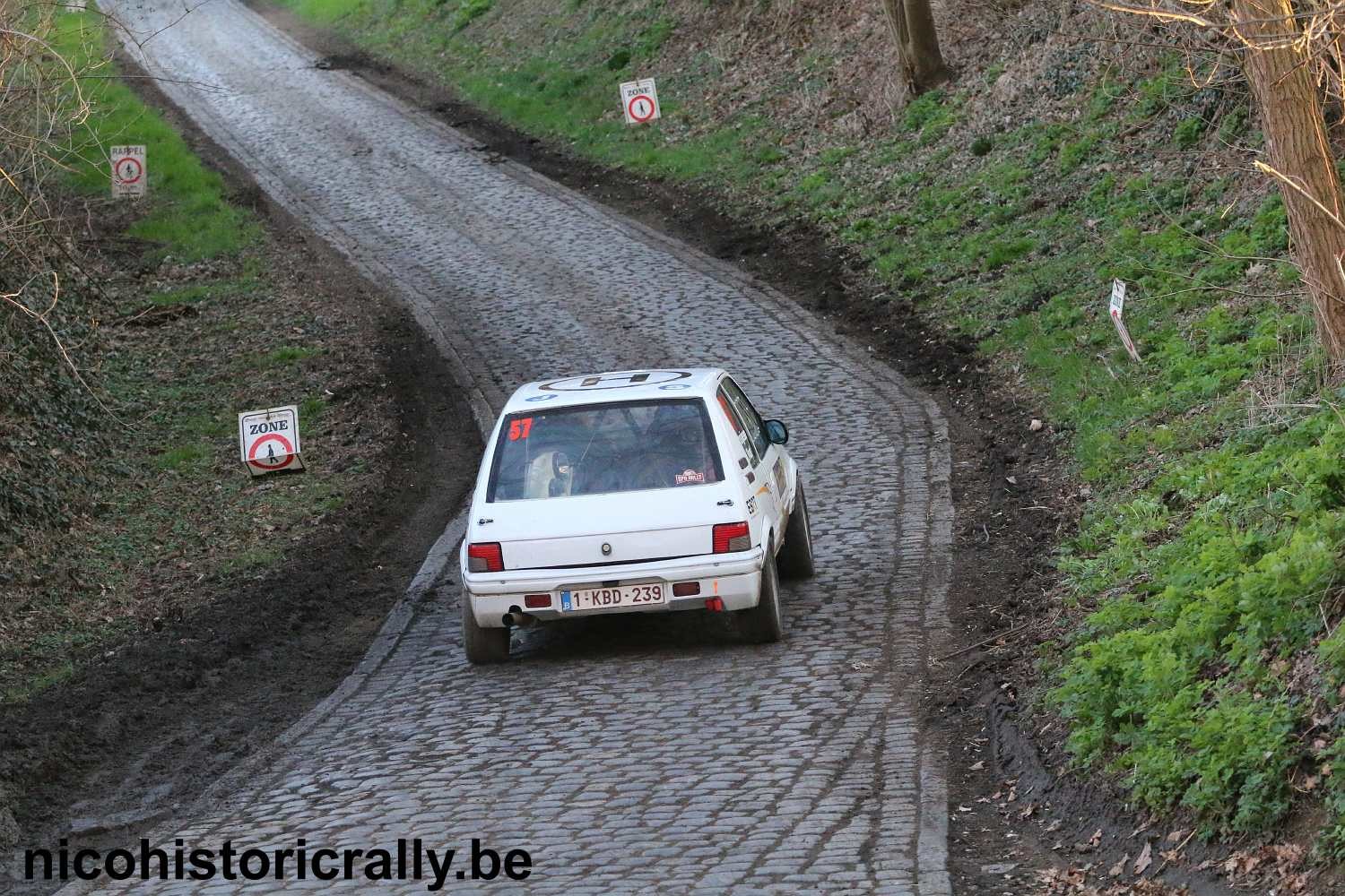 Verslag Rally van Haspengouw Youngtimers: Guy Grosjean in zijn gekende Peugeot 205 GTi !